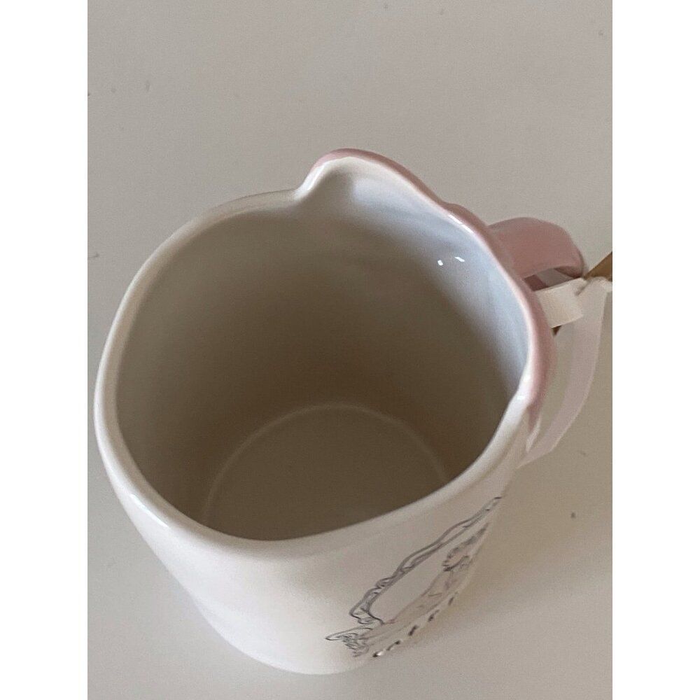 Rae Dunn Disney Aristocats‎ Duchess & Marie Cat Life Pink Bow Handle Mug Cup NEW - Picture 8 of 11